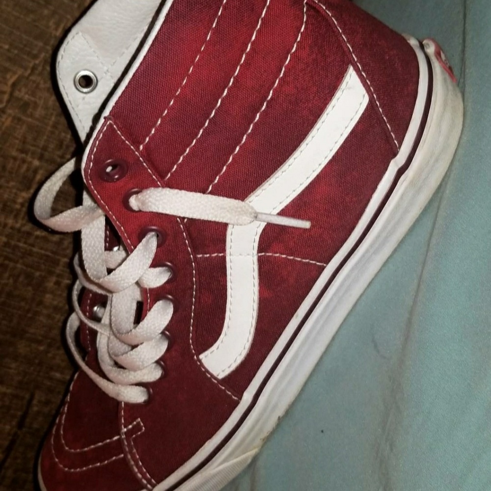 Custom Bleached Vans